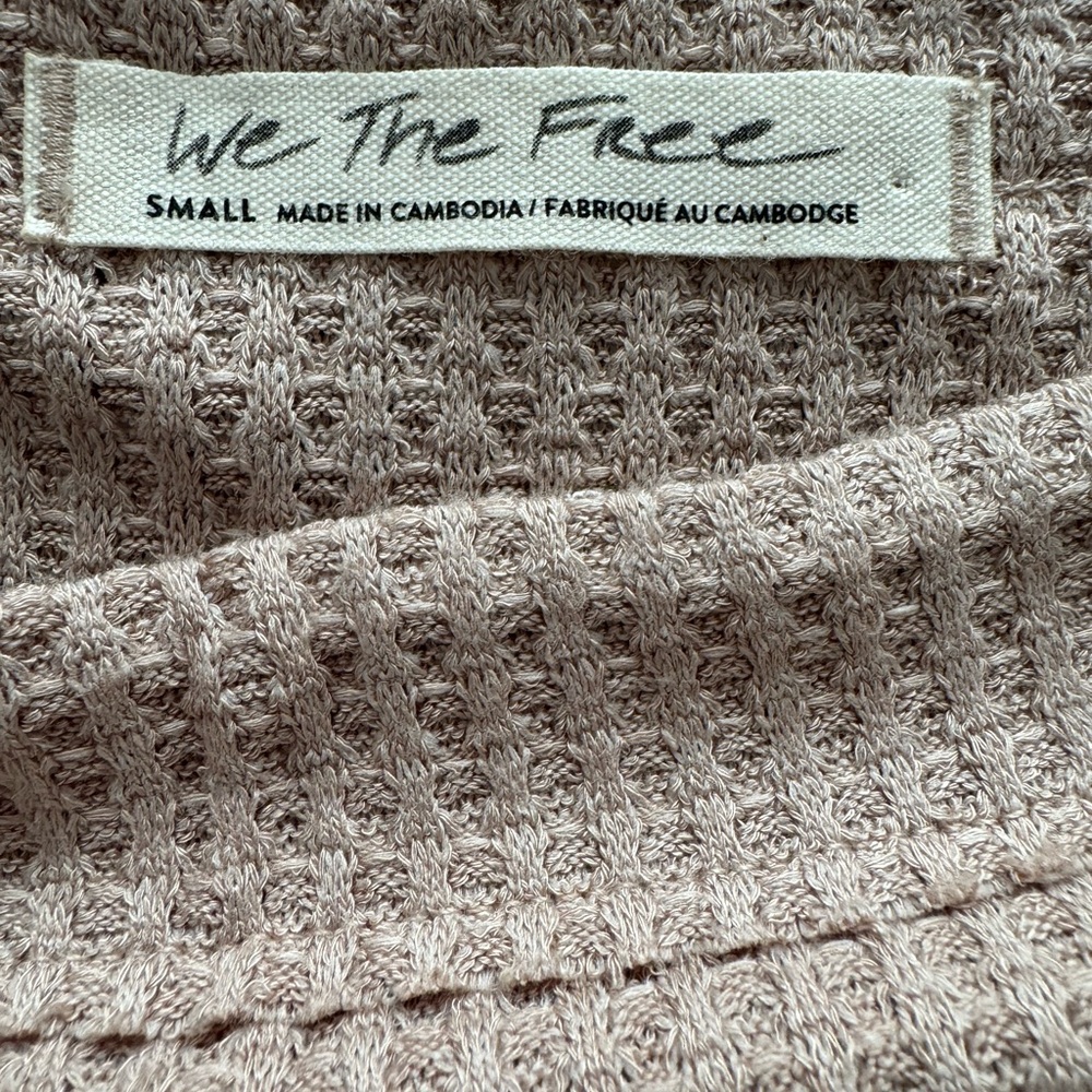 Free People thermal tunic